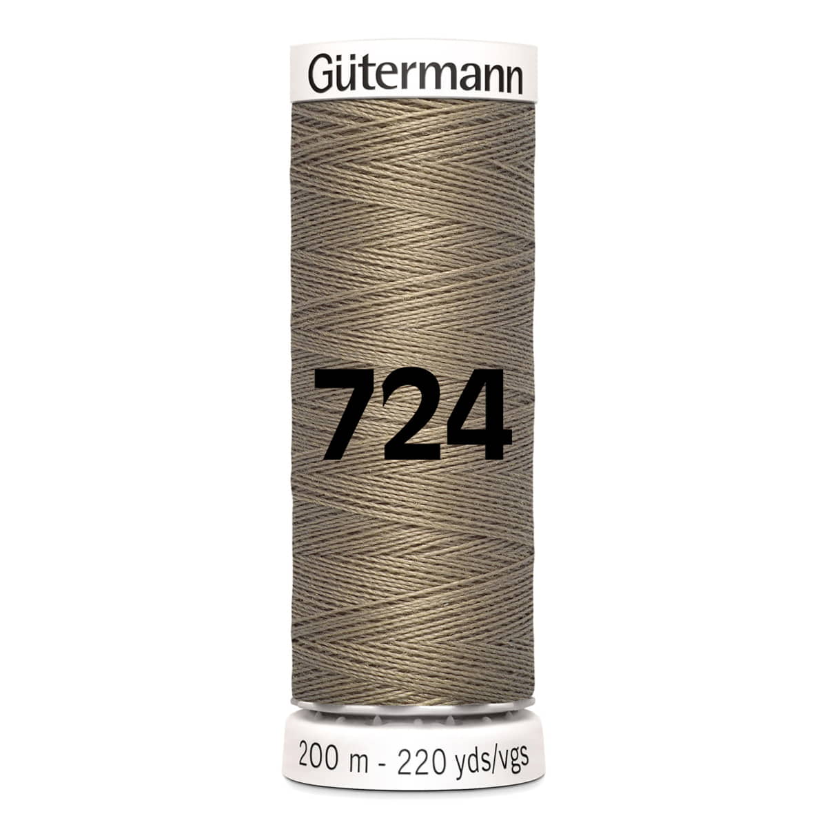 Gutermann garen | 200m | 724 donkerbeige naaigaren GM - 200 - 724 - DONKERBEIGE 4008015033408