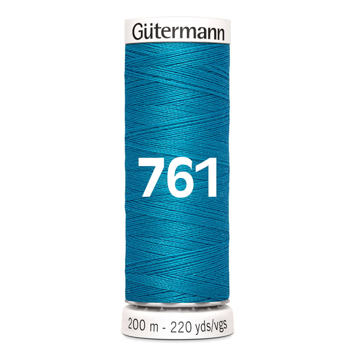 Gutermann garen | 200m | 761 donker turquoise naaigaren GM - 200 - 761 - DONKER - TURQUOISE 4008015033569