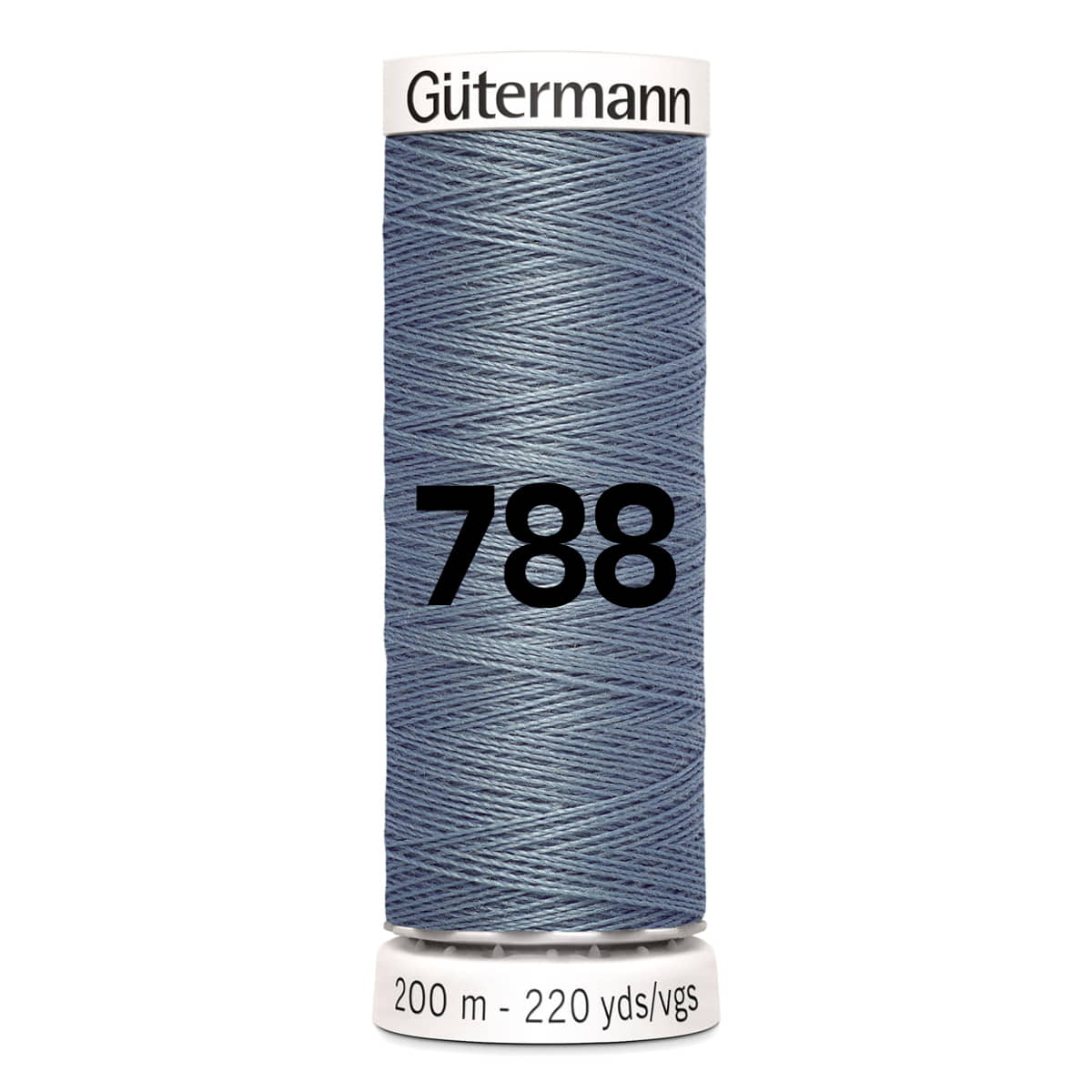 Gutermann garen | 200m | 788 grijs blauw naaigaren GM - 200 - 788 - GRIJS - BLAUW 4008015033781