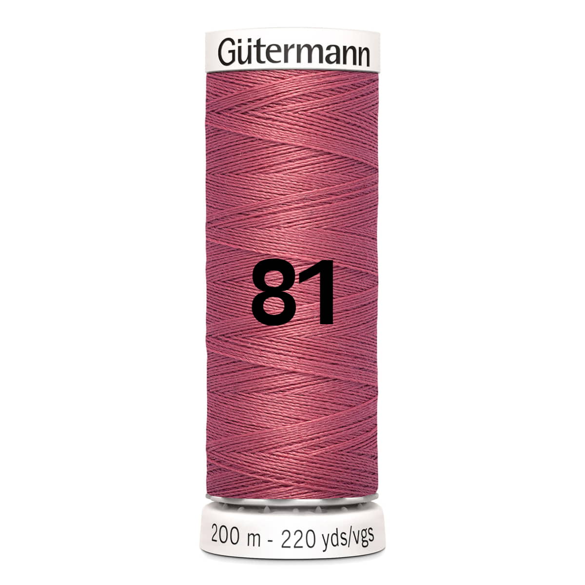 Gutermann garen | 200m | 81 rose rood naaigaren GM - 200 - 81 - ROSE - ROOD 4008015091071