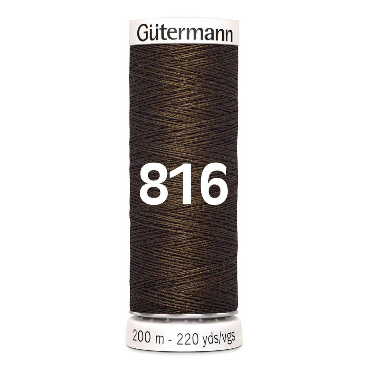 Gütermann garen | 200m | 816 midden bruin naaigaren GM - 200 - 816 - MIDDEN - BRUIN 4008015033927