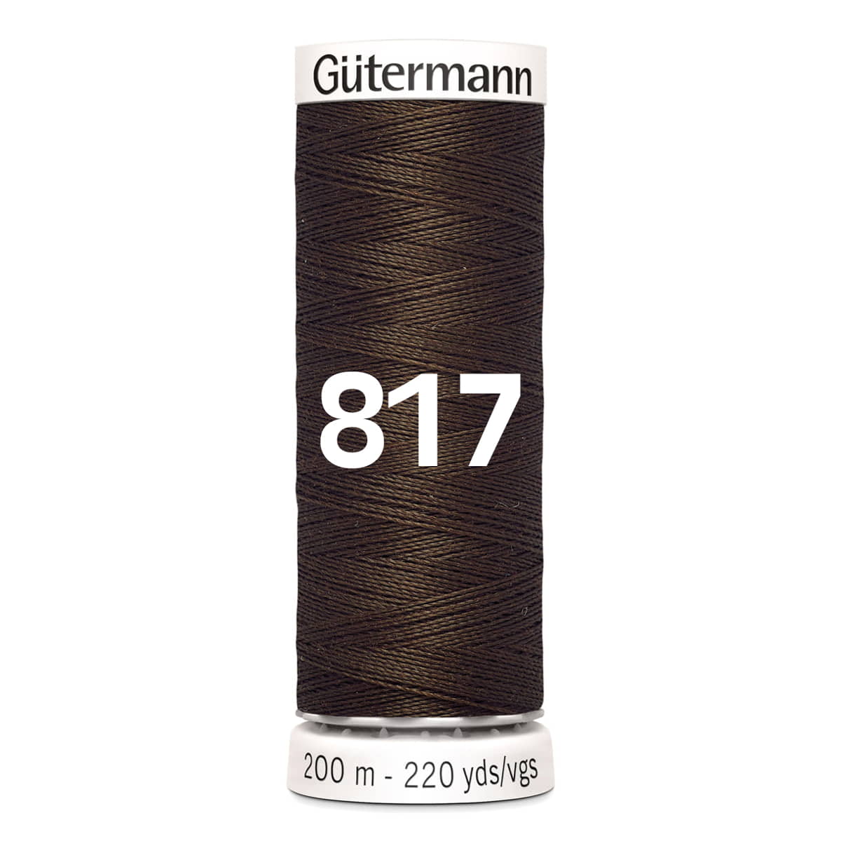 Gütermann garen | 200m | 817 donkerbruin naaigaren GM - 200 - 817 - DONKERBRUIN 4008015033941