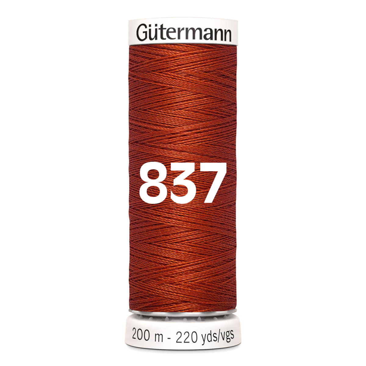 Gutermann garen | 200m | 837 donker brique naaigaren GM - 200 - 837 - DONKER - BRIQUE 4008015034085