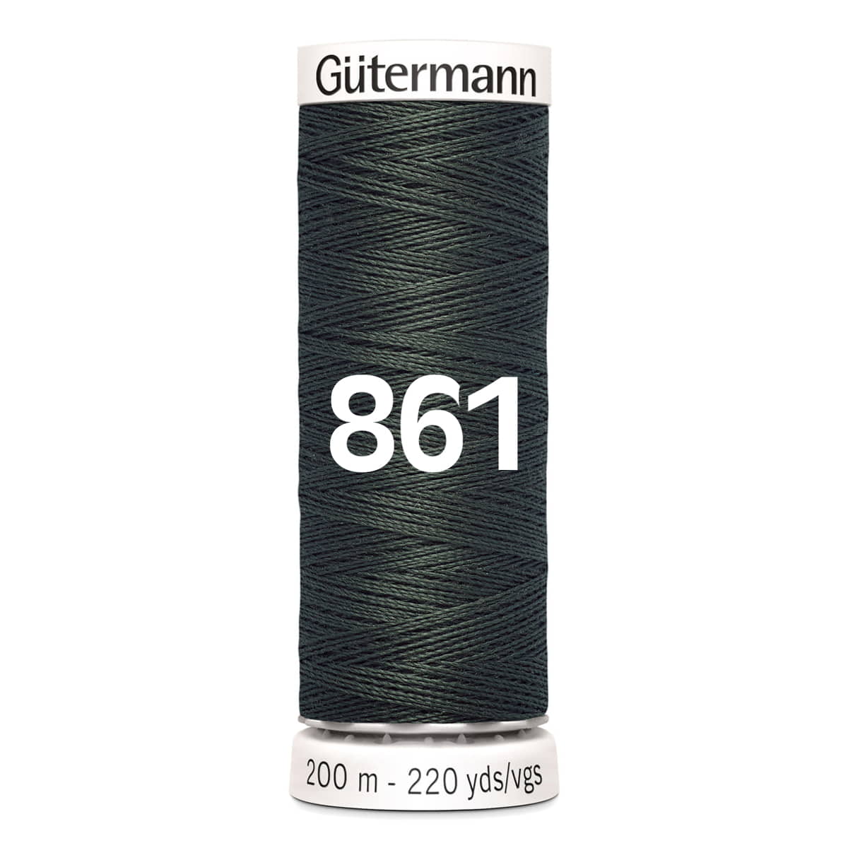 Gutermann garen | 200m | 861 donker legergroen naaigaren GM - 200 - 861 - DONKER - LEGERGROEN 4008015034320