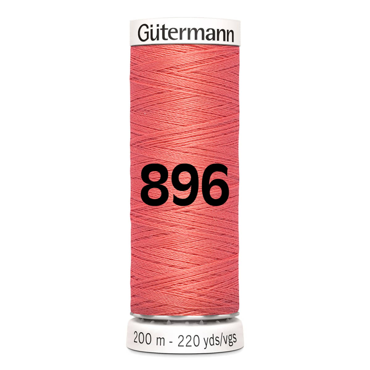 Gutermann garen | 200m | 896 donker zalm naaigaren GM - 200 - 896 - DONKER - ZALM 4008015034566