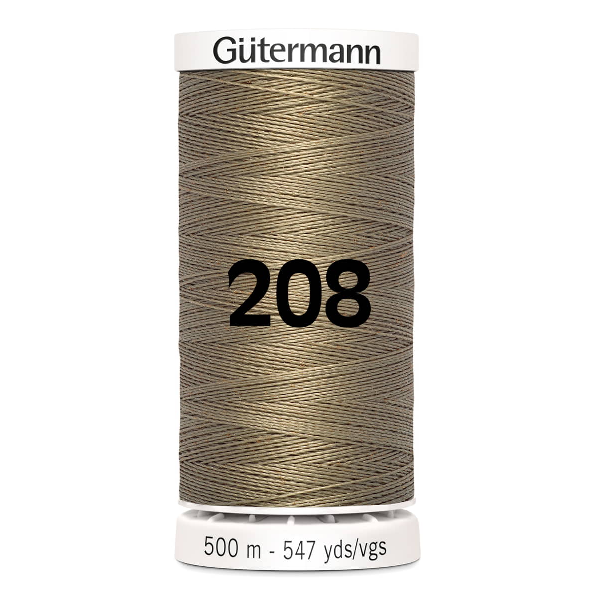 Gutermann garen | 500m | 208 donker beige naaigaren GM-500-208-DONKER-BEIGE 4008015036263