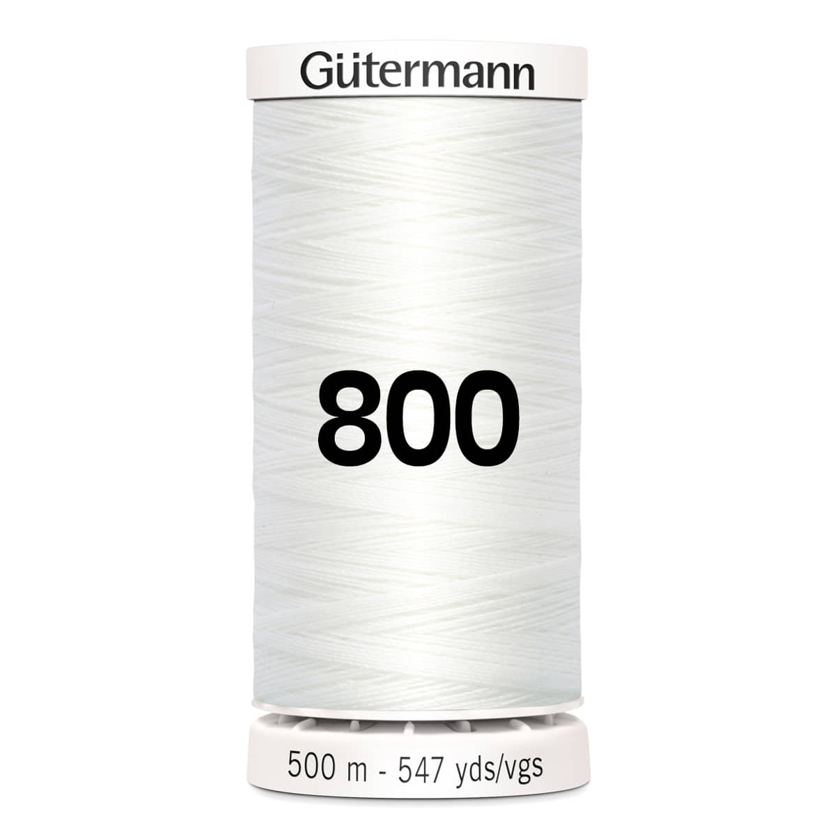 Gutermann garen | 500m | 800 wit naaigaren GM-500-800-WIT 4008015037321