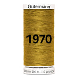 Gutermann jeans - demin naaigaren | 100m | 1970 goud naaigaren GM-DEMIN-1970 4029394471988