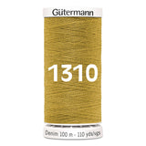 Gutermann jeans - denim naaigaren | 100m | 1310 goud naaigaren GM - DENIM - 1310 40293394710063