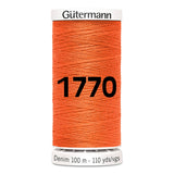 Gütermann jeans - denim naaigaren | 100m | 1770 oranje naaigaren GM - DEMIN - 1770 4029394710087