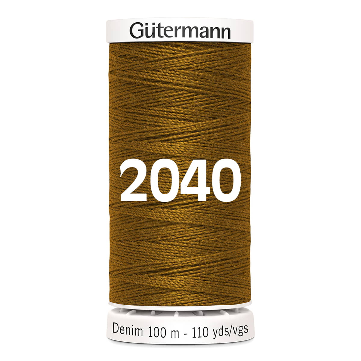 Gutermann jeans - denim naaigaren | 100m | 2040 goud bruin naaigaren GM - DENIM - 2040 - GOUDBRUIN 4029394471971