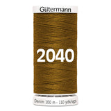 Gutermann jeans - denim naaigaren | 100m | 2040 goud bruin naaigaren GM - DENIM - 2040 - GOUDBRUIN 4029394471971