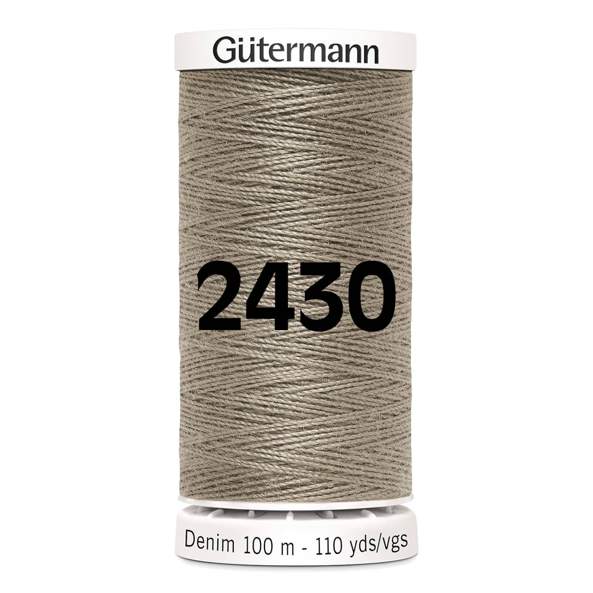 Gutermann jeans - denim naaigaren | 100m | 2430 taupe naaigaren GM - DENIM - 2430 - TAUPE 4029394710148