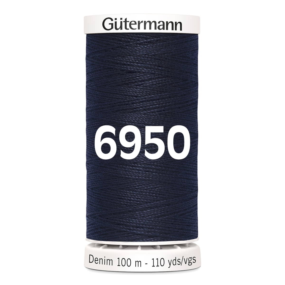 Gutermann jeans - denim naaigaren | 100m | 6950 marine blauw naaigaren GM - DENIM - 6950 - MARINE - BLAUW