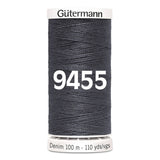 Gutermann jeans - denim naaigaren | 100m | 9455 antraciet naaigaren GM - DENIM - 9455 - ANTRACIET 4029394472015