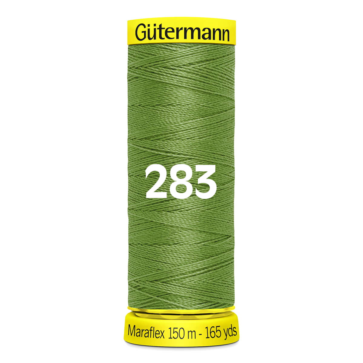 Gütermann MaraFlex 150m | elastisch garen Elastisch naaigaren GM - MARAFLEX - 150 - 283 4029394998935 283 legergroen