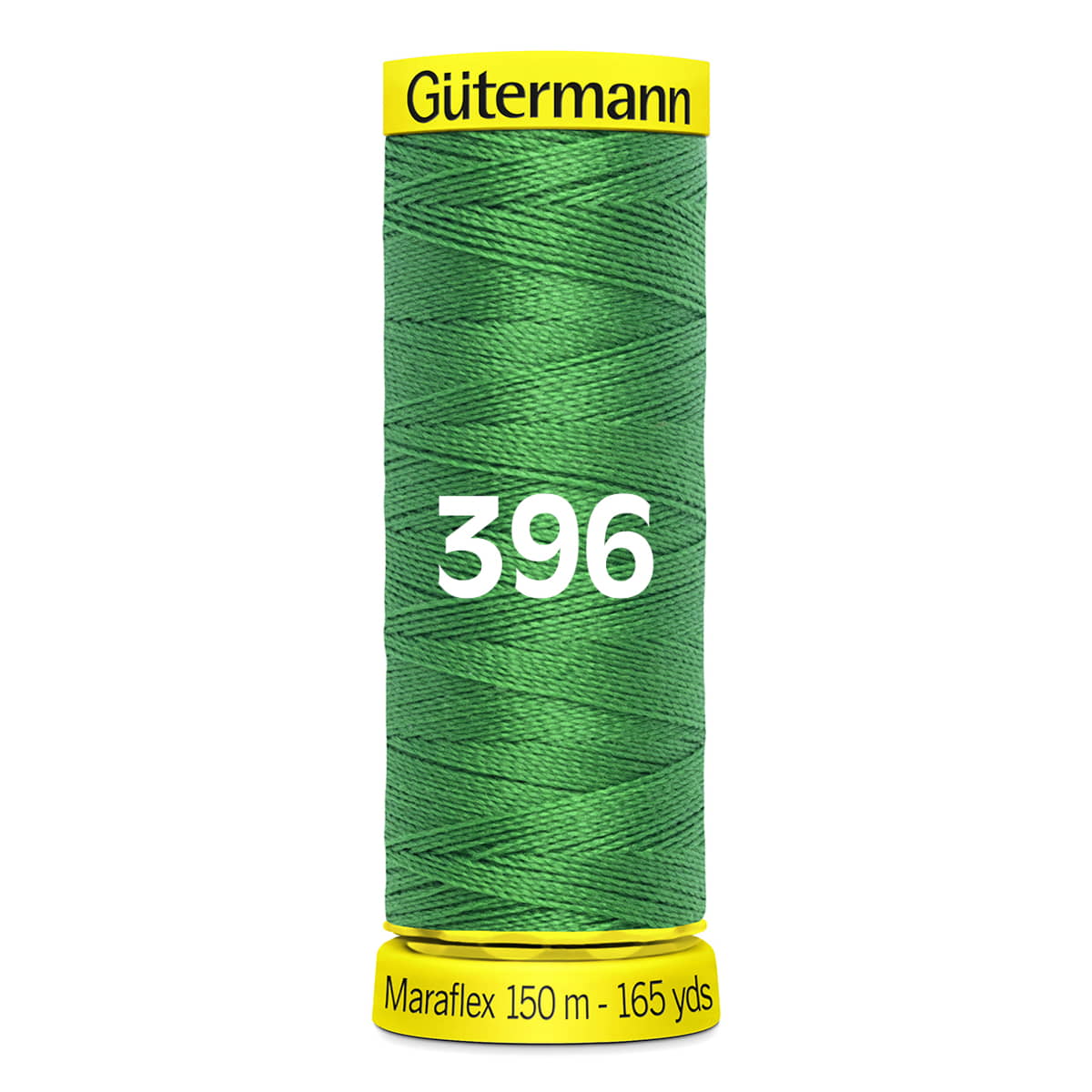 Gütermann MaraFlex elastisch naaigaren 150m - 396 hard groen Elastisch naaigaren GM-MARAFLEX-150-396 4029394998720