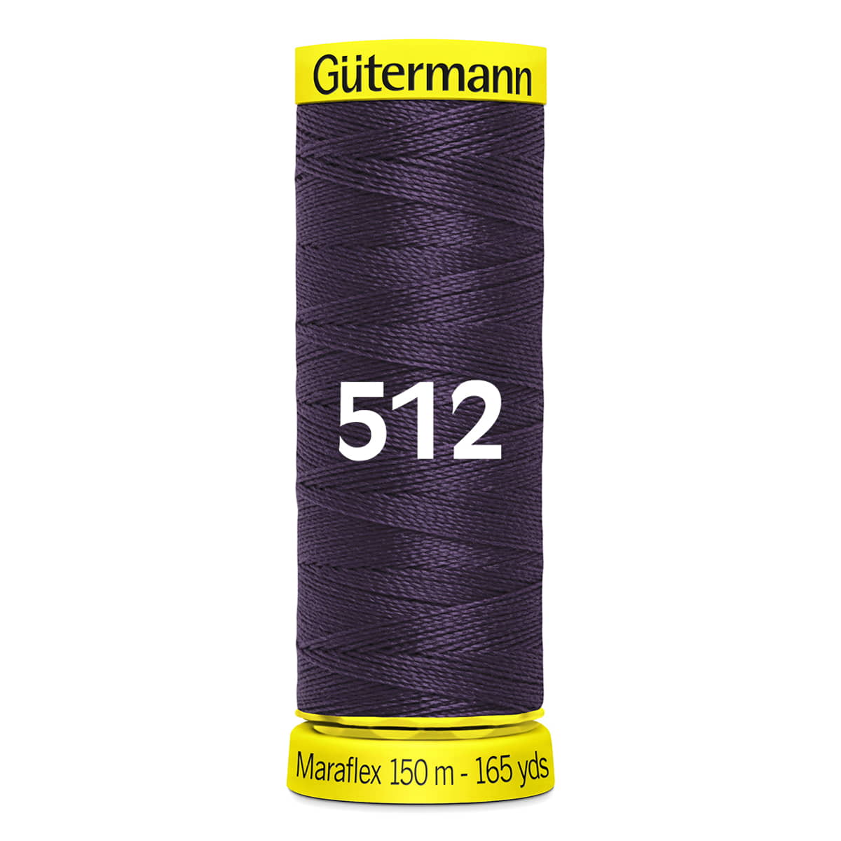 Gütermann MaraFlex elastisch naaigaren 150m - 512 aubergine Elastisch naaigaren GM-MARAFLEX-150-512 4029394998614