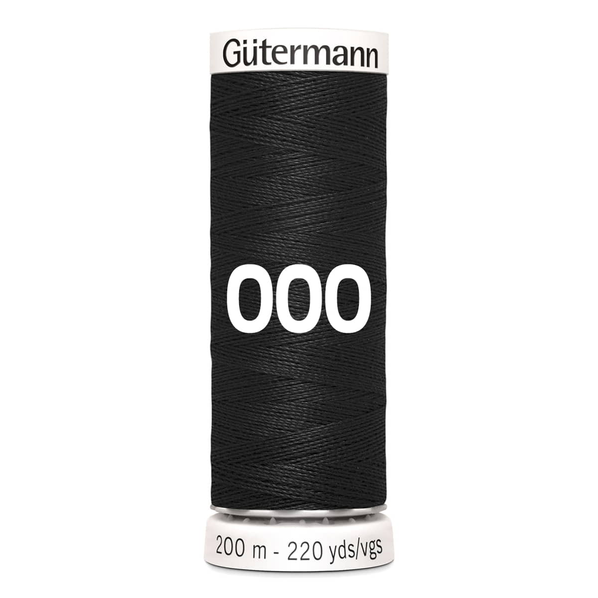 Gutermann naaigaren | 200m | 000 zwart naaigaren GM - 200 - 000 - BLACK 4008015026127