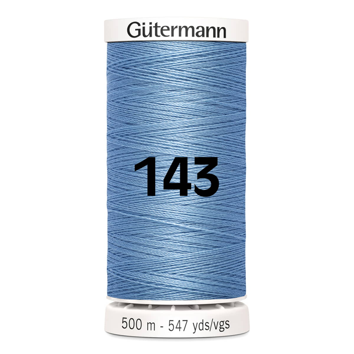 Gutermann naaigaren | 500m | 143 blauw naaigaren GM - 500M - 143 - blauw 4008015036102