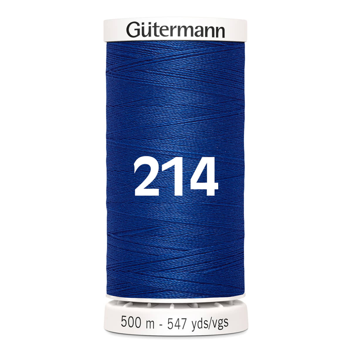 Gutermann naaigaren | 500m | 214 blauw naaigaren GM - 500M - 214 - blauw 4008015036300