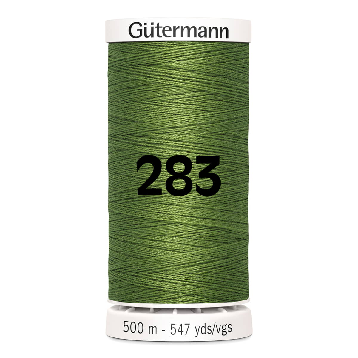 Gutermann naaigaren | 500m | 283 legergroen naaigaren GM-500-283-LEGERGROEN 4008015036461