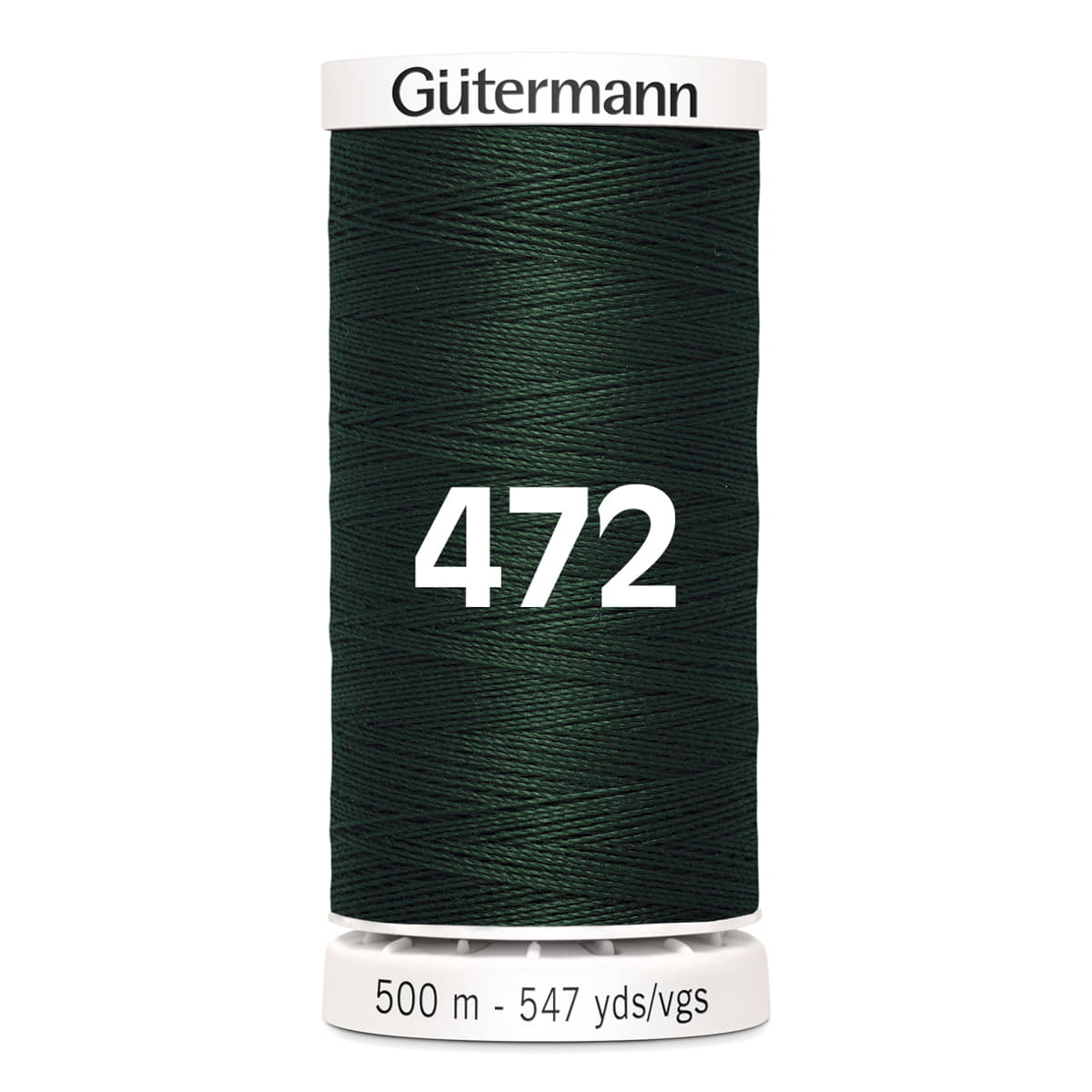 Gutermann naaigaren | 500m | 472 donkergroen naaigaren GM - 500M - 472 - donkergroen 4008015036928