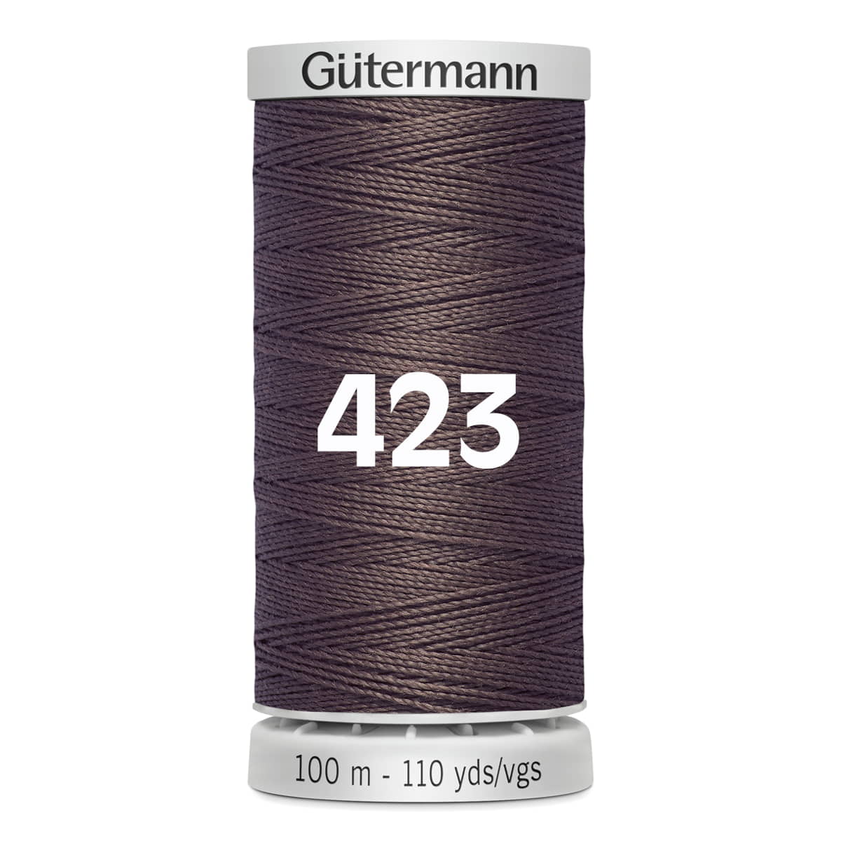 Gutermann super strong sewing thread | 100m | 423 chocolate brown