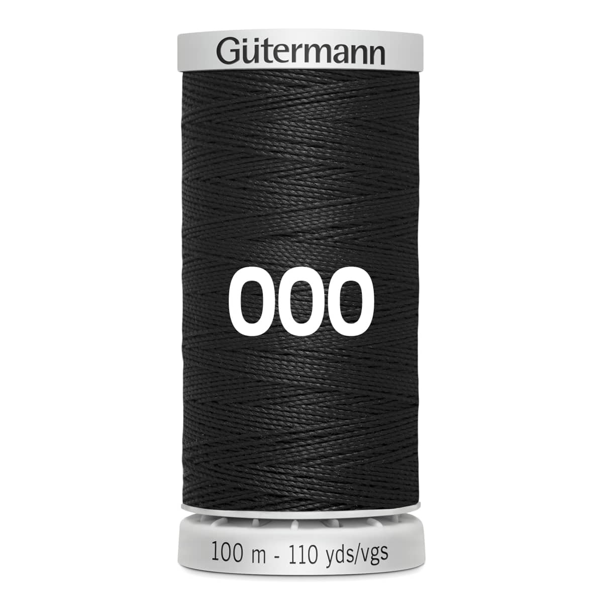 Gutermann super sterk naaigaren | 100m | 000 zwart naaigaren GM-100-SS-M782-000-BLACK 4008015160760
