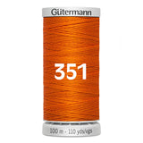 Gutermann super sterk naaigaren | 100m | 351 oranje naaigaren GM - 100 - SS - M782 - 351 4008015160906