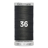 Gutermann super sterk naaigaren | 100m | 36 donker grijs naaigaren GM-100-SS-M782-36 4008015160784