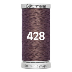 Gutermann naaigaren spoel in donker mauve, kleur 428, 100m lengte. GM-100-SS-M782-428 4008015680220