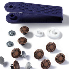 Jeans knopen set | Brons 14 mm | 8 stuks | Prym 622200 Knopen PRYM622200 4002276222007