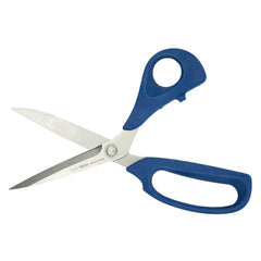 Open KAI V5210 stofschaar 21 cm met blauwe handgrepen op witte achtergrond, KAI-V5210-BLUE | KAI-V5210-BLUE | 4901331505003