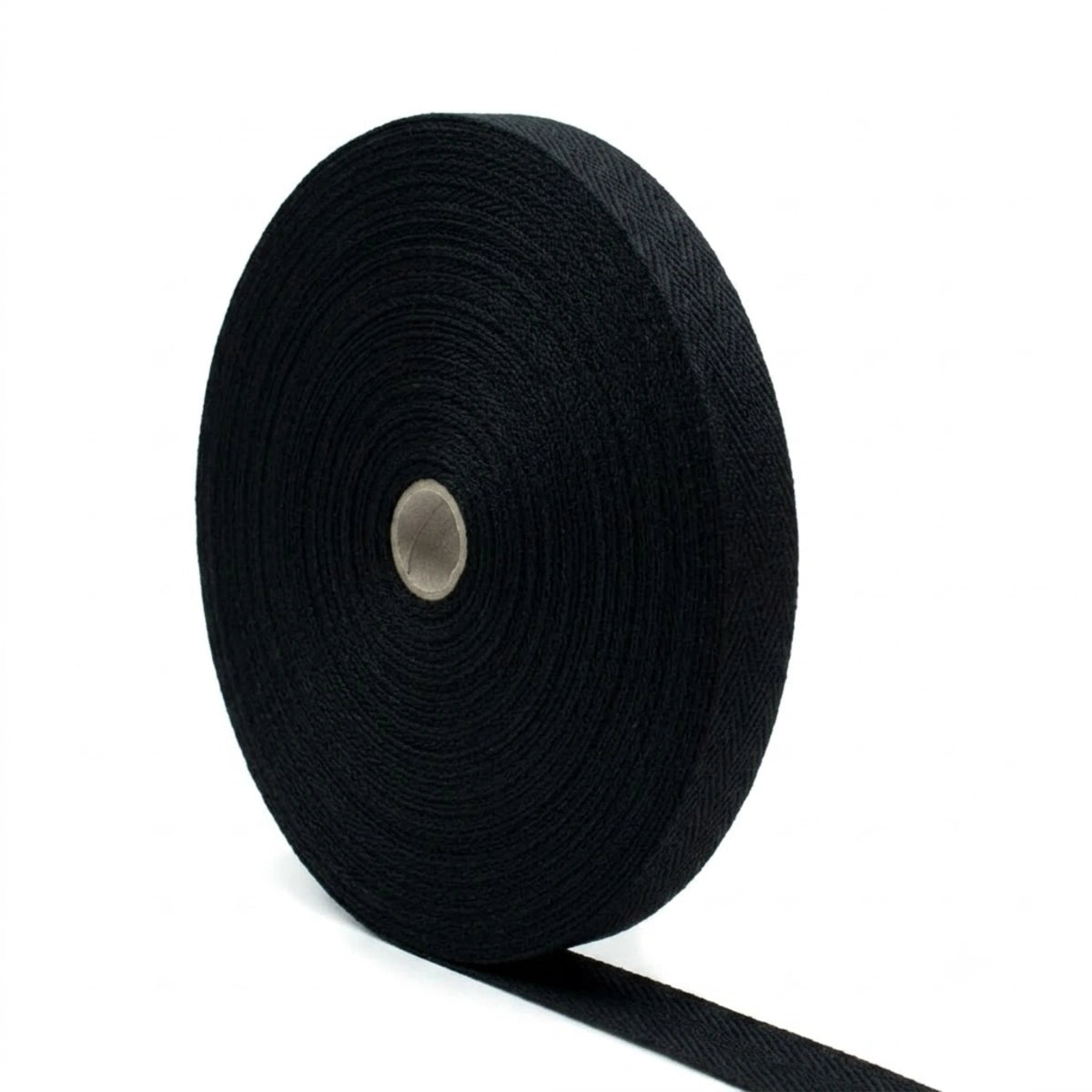 Köperband Baumwolle | 30 mm | weiß | 50 Meter Rolle