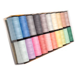 Naaigaren set 20 x 200 meter | pastel kleuren | Goldmann garen naaigaren set GOLDMANN - SET20 - PATSEL