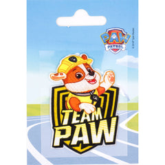 Paw Patrol applicatie | Rubble | 49 x 69 mm Applicatie PAW - PATROL - RUBBLE 4057058166055