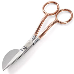 Prym applicatieschaar 15 cm met rose gold handgrepen en zilveren messen, geïsoleerd op witte achtergrond | PRYM-610570 | 4002276105706