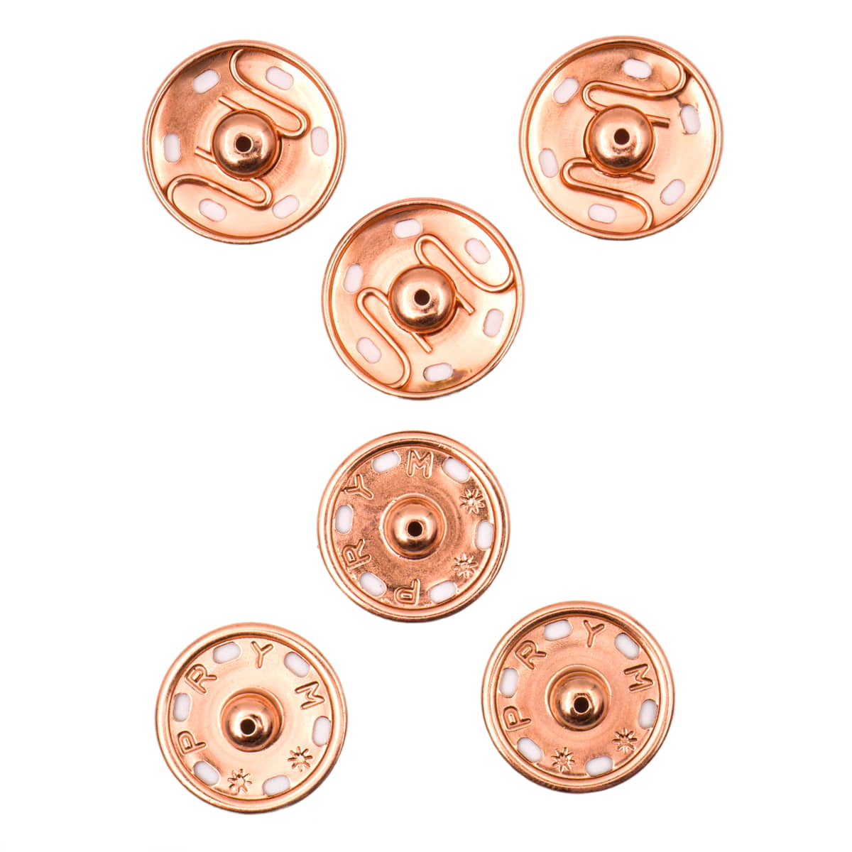 Prym drukknopen rosé goud | 21 mm | 3 stuks Drukknopen PRYM - 341801 4002273418014