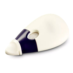 Prym Ergonomics Chalk Wheel Mouse in crème en donkerblauw, met een zichtbaar krijtwiel | PRYM-610950 | 4002276109506