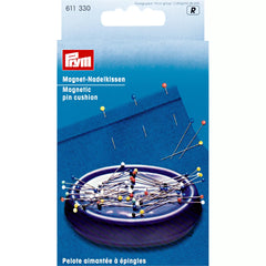 Verpakking van het Prym magnetische prikkussen met spelden erop genaaid in stof | PRYM-611330 | 4002276113305