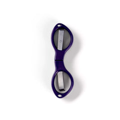 Prym vouwbare schaar 10 cm donker violet, gesloten, op witte achtergrond | PRYM-611571 | 4002276115712