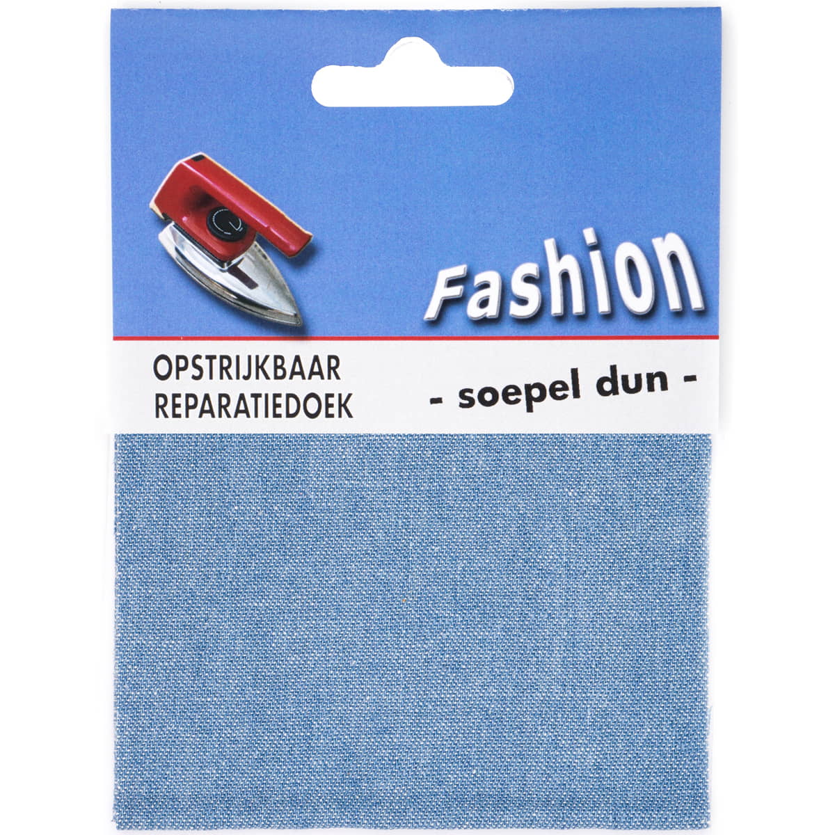 Reparatiedoek jeans soepel dun Fashion opstrijkbaar 10x40cm Repraratiedoek RPD - SOEPEL - 117501