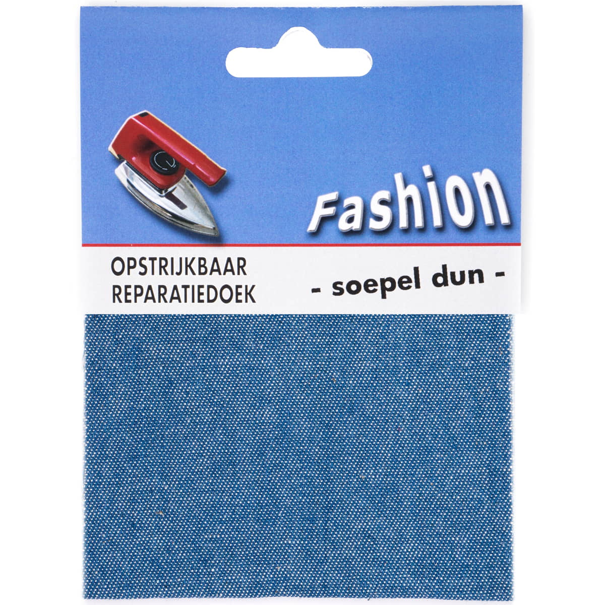 Reparatiedoek jeans soepel dun Fashion opstrijkbaar 10x40cm Repraratiedoek RPD - SOEPEL - 117504