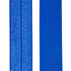 Satijn Elastiek band | 2 cm breed | 25 meter rol SATIJN - ELASTIEK - ROL - 25 - KOBALT kobalt blauw