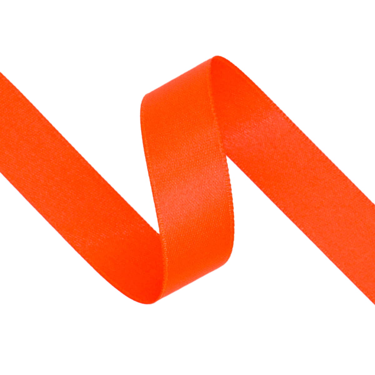 Satijn lint | 25 mm | Premium kwaliteit | 3 meter Satijn Lint SL - 25MM - 283 - NEON - ORANJE - 3M neon oranje