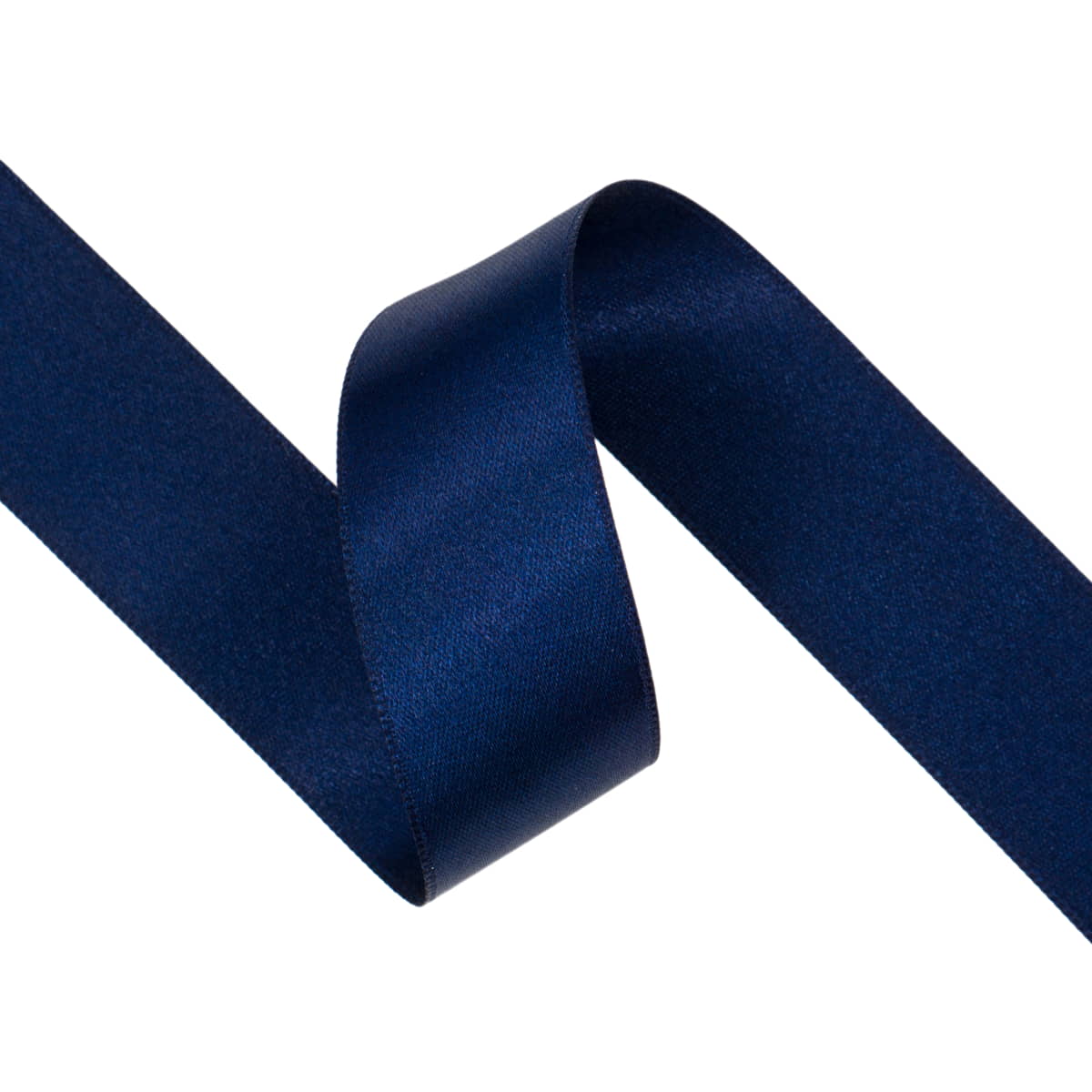 SKU: SATIJN-LINT-25MM-225-DBLAUW-PM - Color: 225 donker blauw