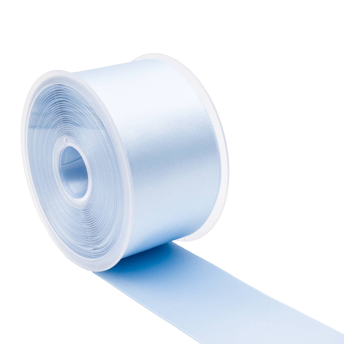 Satijn Lint licht blauw 50 mm - Aanbieding rol 25 meter Satijn Lint LINT - 50MM - 202 - LICHT - BLAUW - ROL - 25M 3506620108685