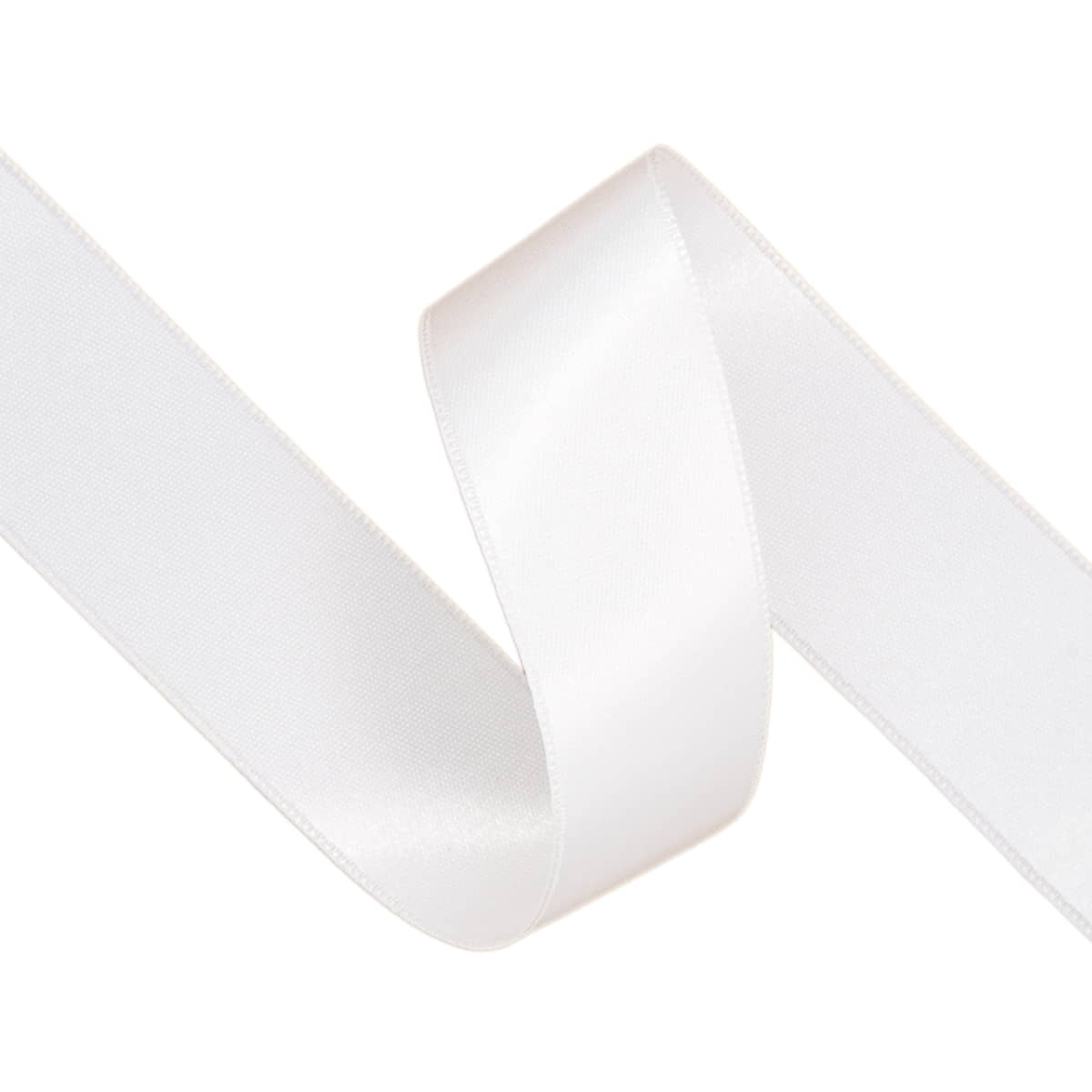 SKU: SATIJN-LINT-25MM-201-WIT-PM - Color: 201 wit