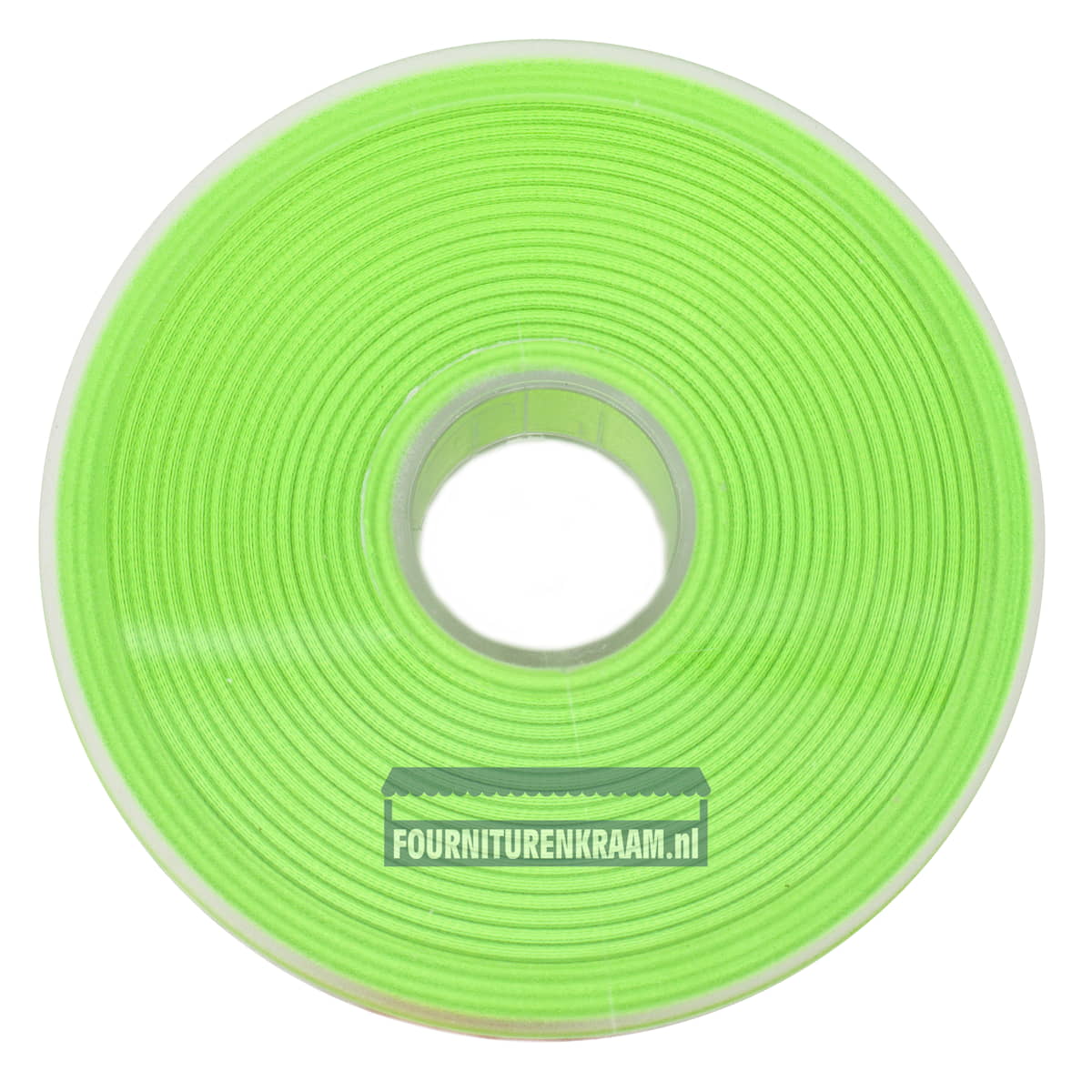 Satijnlint 25 mm | Neon Groen | 3 meter | Aanbieding rol 25 meter Satijn Lint SL - 25MM - 282 - NEON - GROEN - ROL - 25M